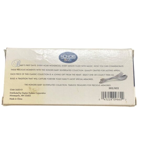 Honors Baby Silverplated Spoon & Fork Set - Picture 2 of 7
